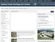 Tablet Screenshot of joshuacreekarts.com